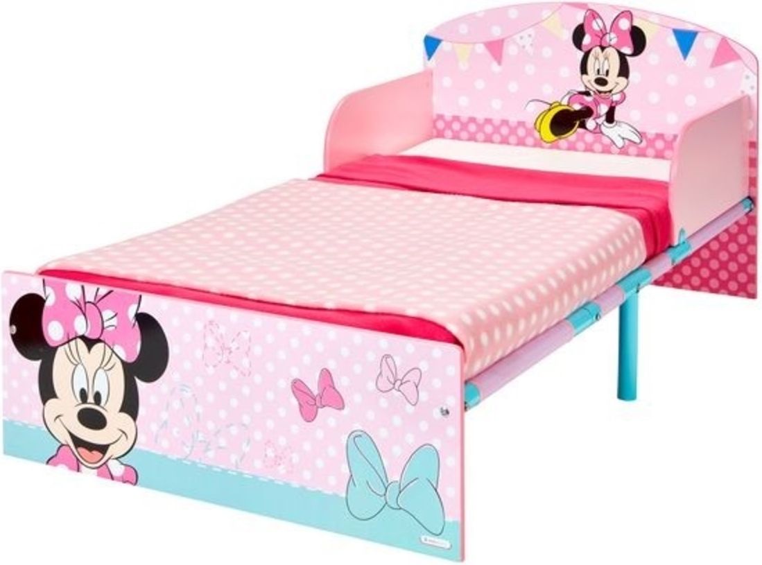 Dětská postel Ourbaby Minnie Mouse 2 růžová 140x70 cm - obrázek 1