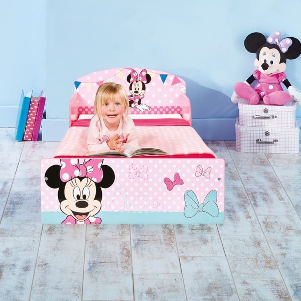 Dětská postel Ourbaby Minnie Mouse 2 růžová 140x70 cm - obrázek 4