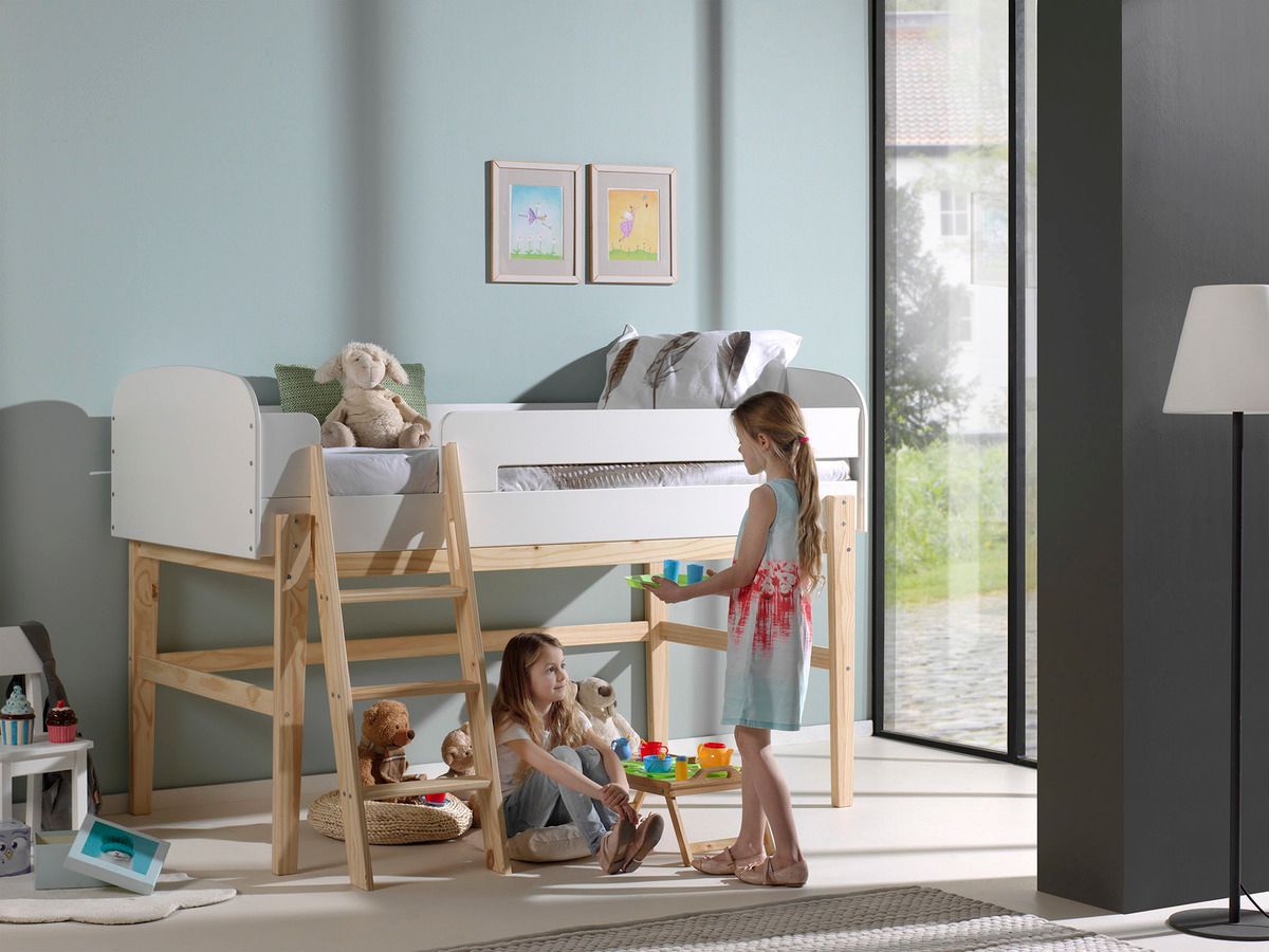 Dětská postel VIPACK FURNITURE Kiddy přírodní bílá 200x90 cm - obrázek 2