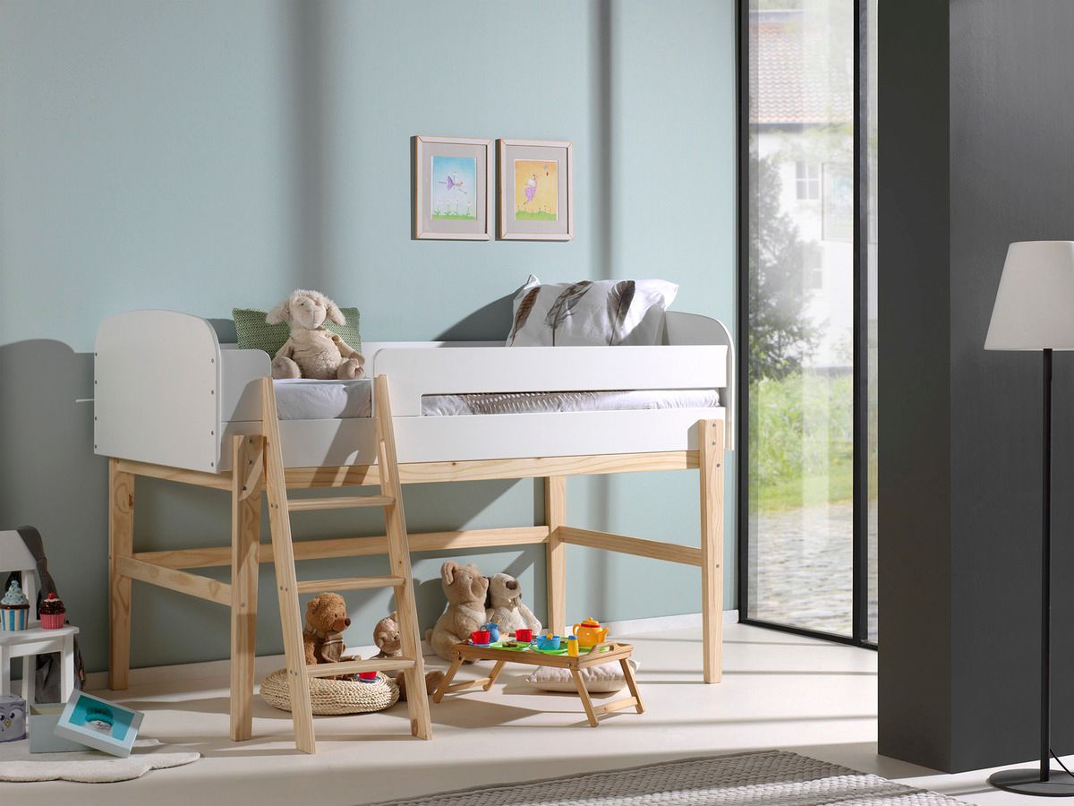 Dětská postel VIPACK FURNITURE Kiddy přírodní bílá 200x90 cm - obrázek 3