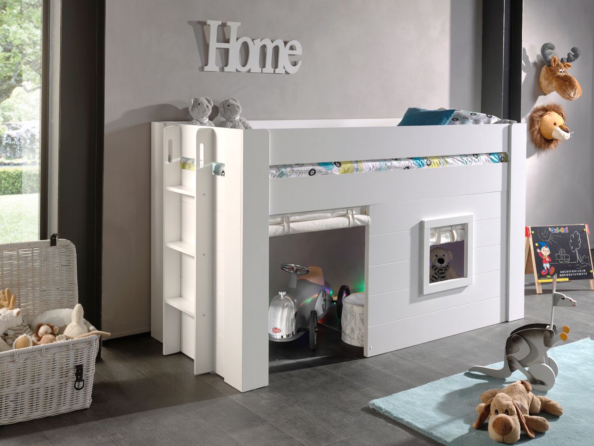 Dětská postel VIPACK FURNITURE Noah bílá 200x90 cm - obrázek 2