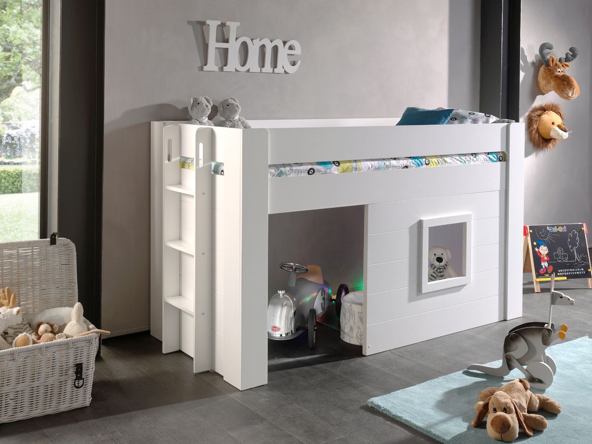Dětská postel VIPACK FURNITURE Noah bílá 200x90 cm - obrázek 3