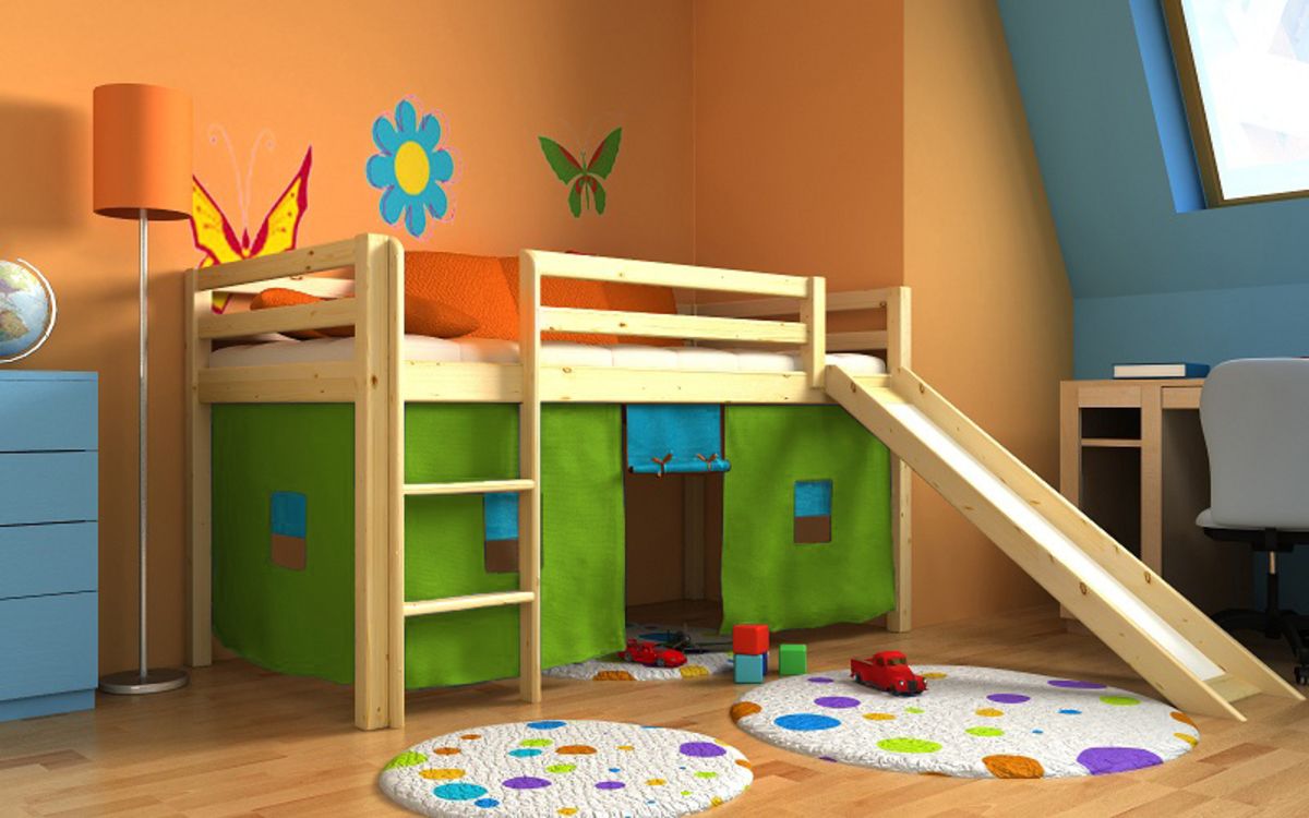 Dětská postel Ourbaby Modo přírodní 180x80 cm - obrázek 1