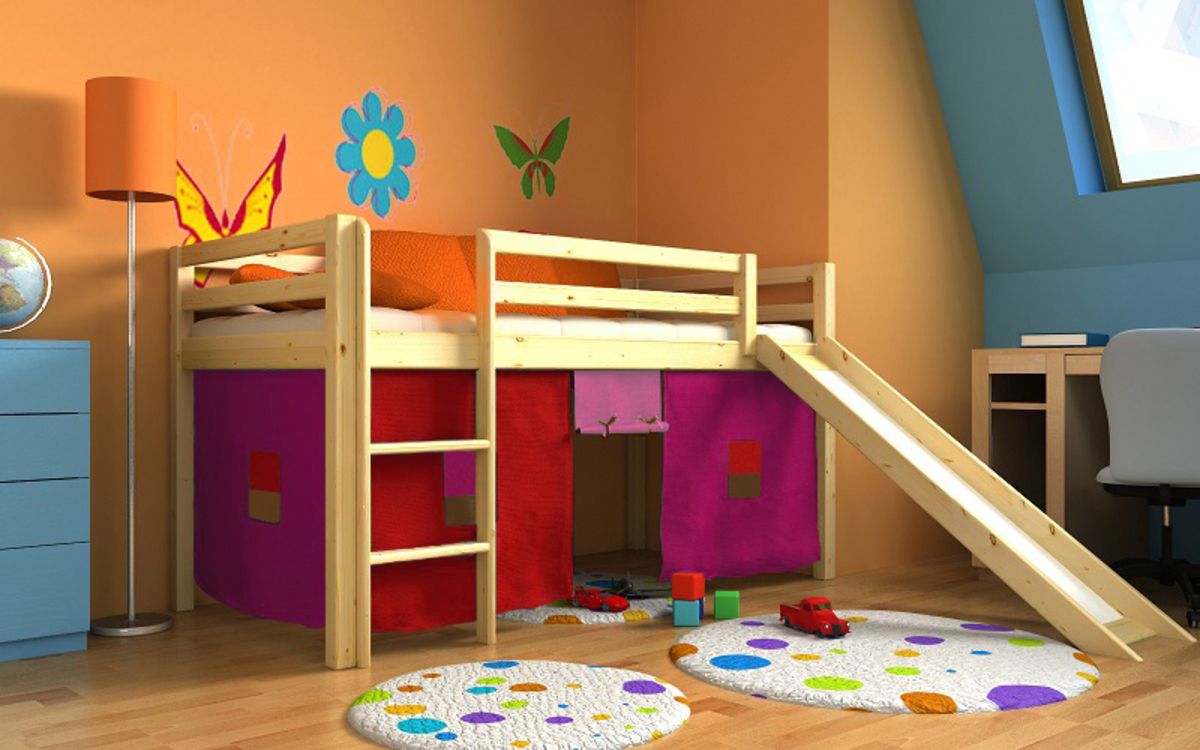 Dětská postel Ourbaby Modo přírodní 180x80 cm - obrázek 2