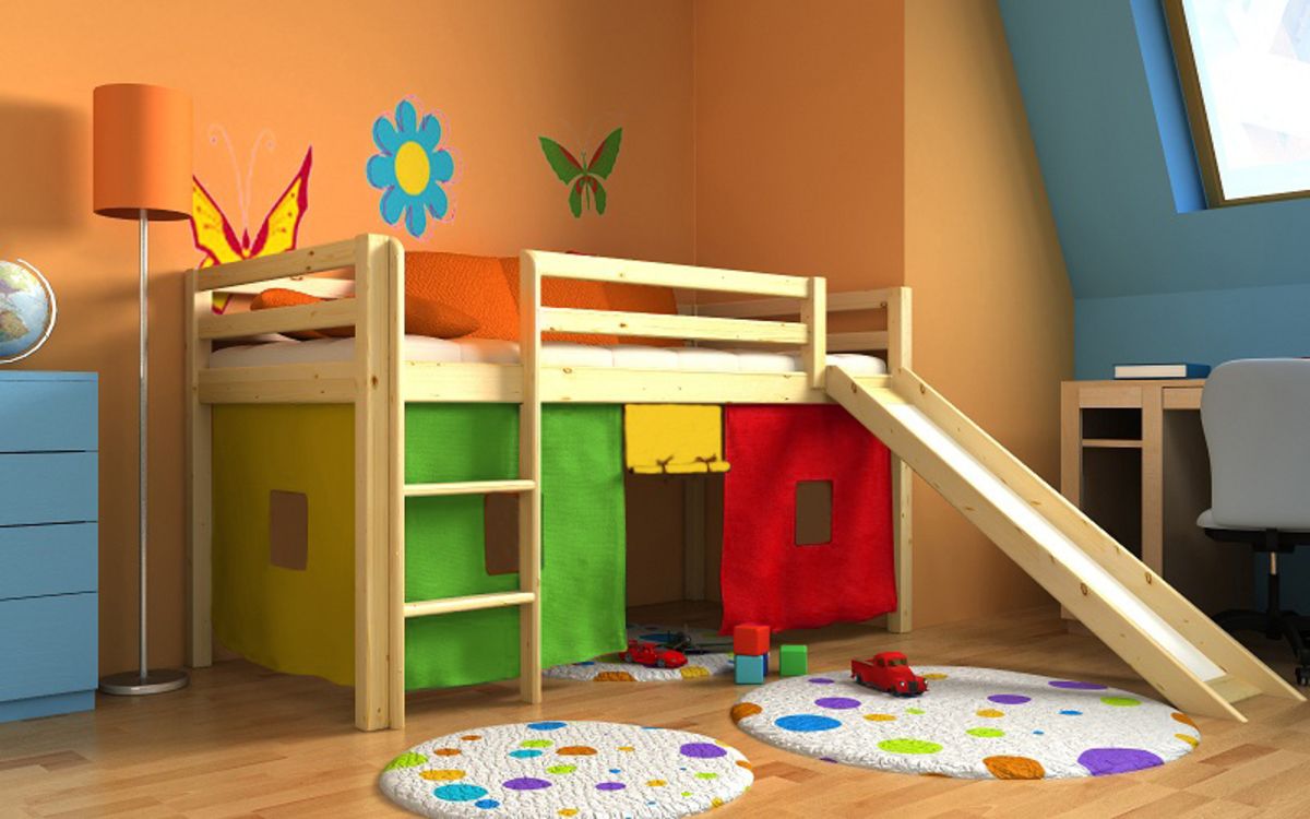 Dětská postel Ourbaby Modo přírodní 180x80 cm - obrázek 4