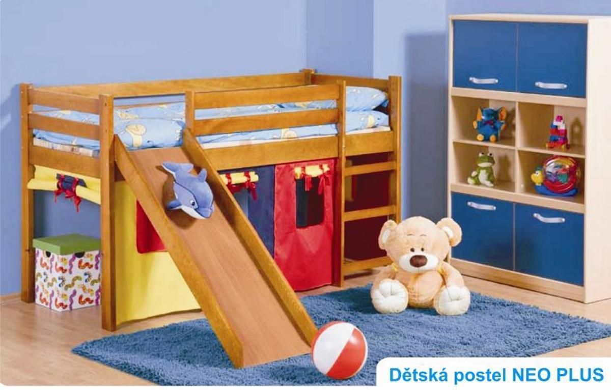 Dětská postel Ourbaby Neo Plus olše 190x80 cm - obrázek 1