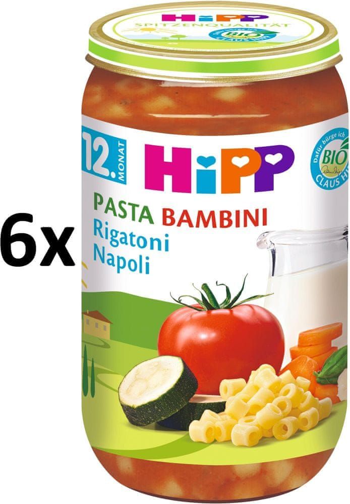 HiPP BIO PASTA BAMBINI Rigatoni Neapol - 6 x 250g - obrázek 1