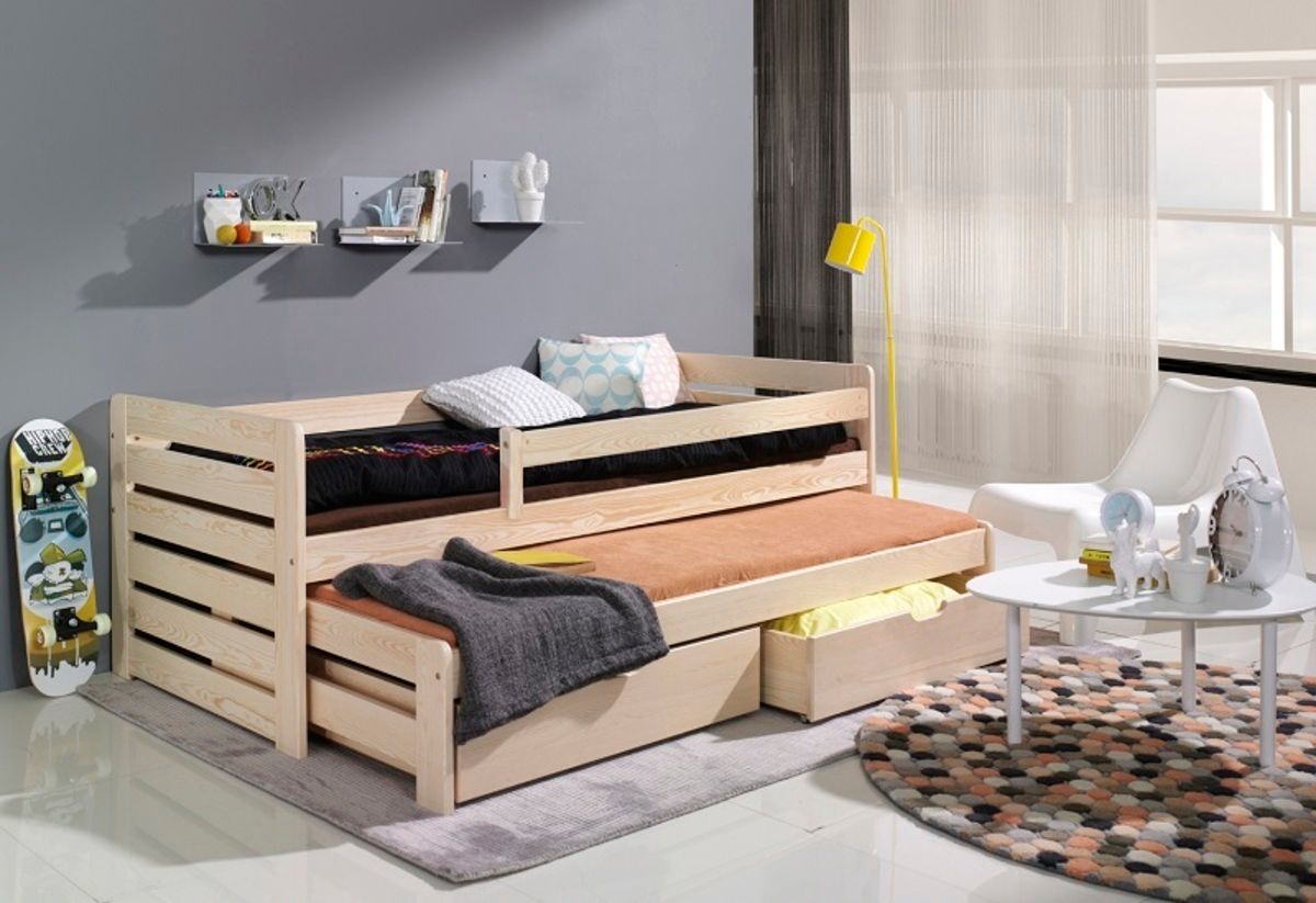 Dětská postel Ourbaby Praktik borovice 200x90 cm - obrázek 1