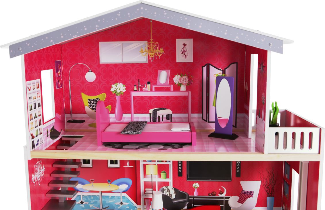 EcoToys Domeček pro panenky Malibu - obrázek 5