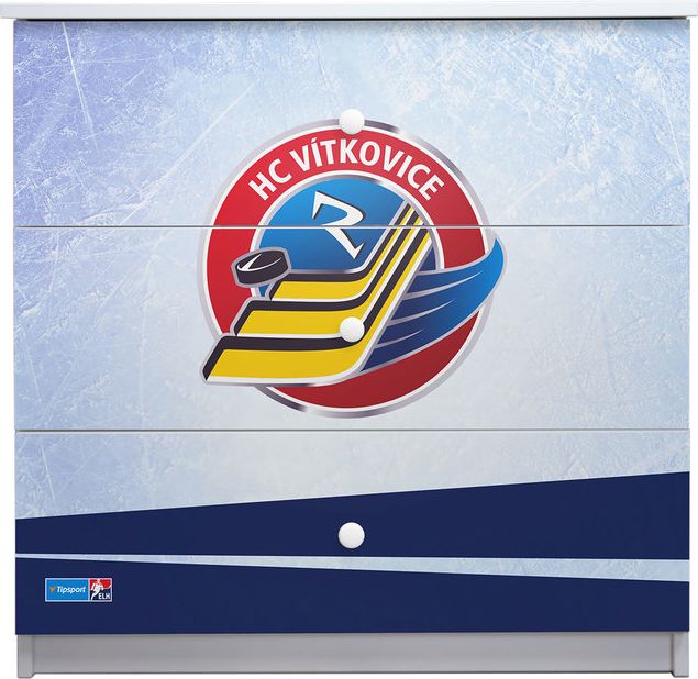 Hokejový pokojíček - HC VÍTKOVICE RIDERA komoda - obrázek 5