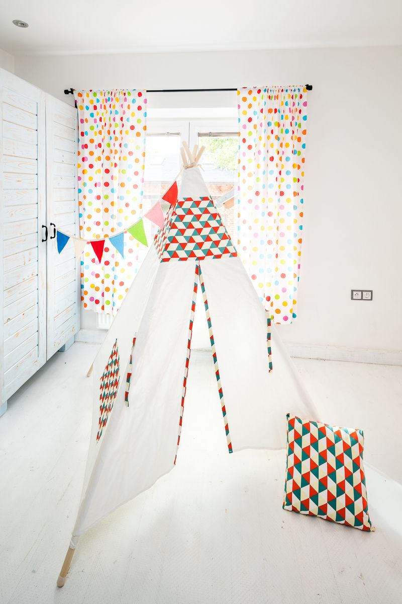 Teepee Indián s polštářem - obrázek 2