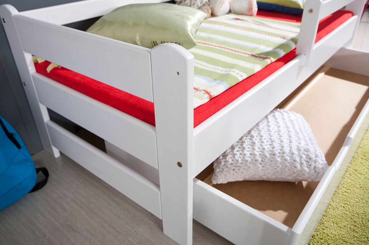 Dětská postel Ourbaby Guardy Boulder White bílá 180x80 cm - obrázek 2