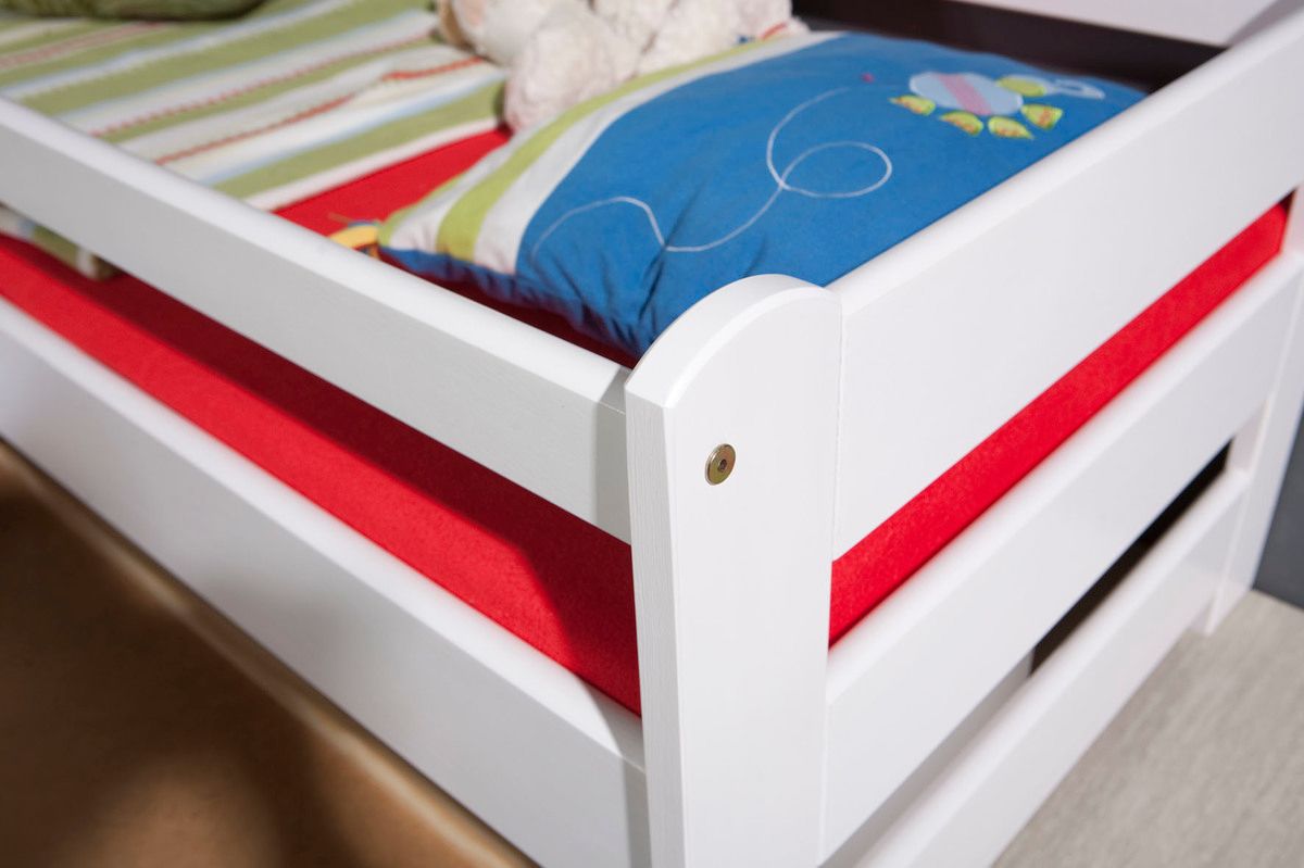 Dětská postel Ourbaby Guardy Boulder White bílá 180x80 cm - obrázek 3