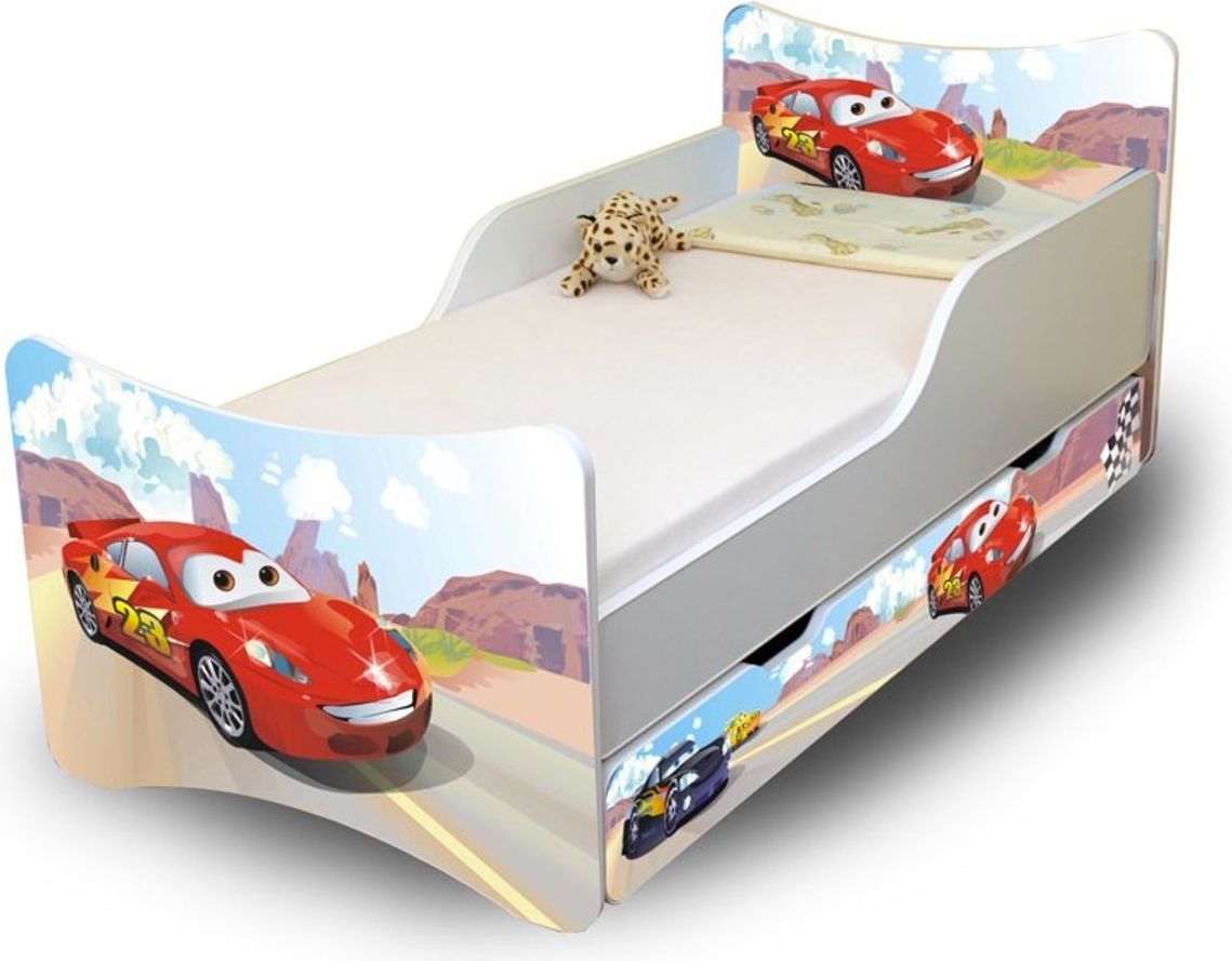 Dětská postel Ourbaby Racer bílá 160x70 cm - obrázek 4