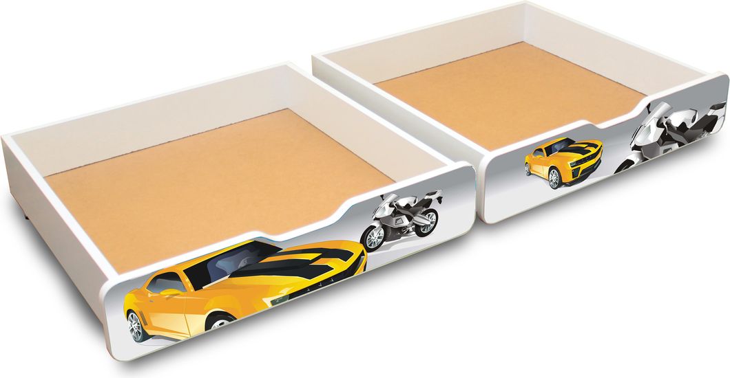 Dětská postel Ourbaby Racer bílá 180x80 cm - obrázek 8