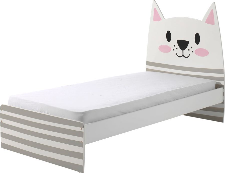 Dětská postel VIPACK FURNITURE Cat šedá - obrázek 3