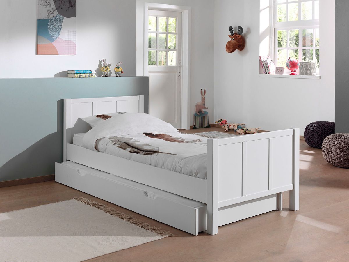 Dětská postel VIPACK FURNITURE Stella bílá 200x90 cm - obrázek 1