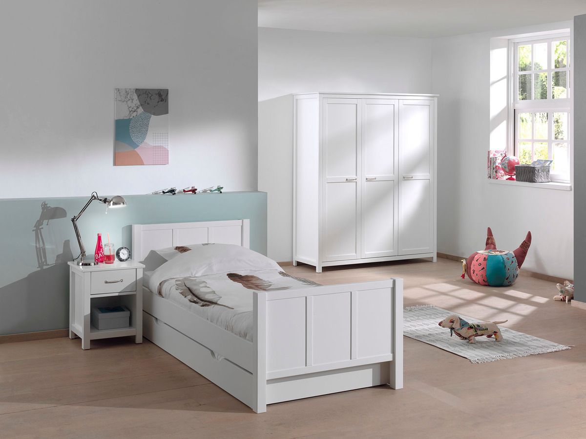 Dětská postel VIPACK FURNITURE Stella bílá 200x90 cm - obrázek 3