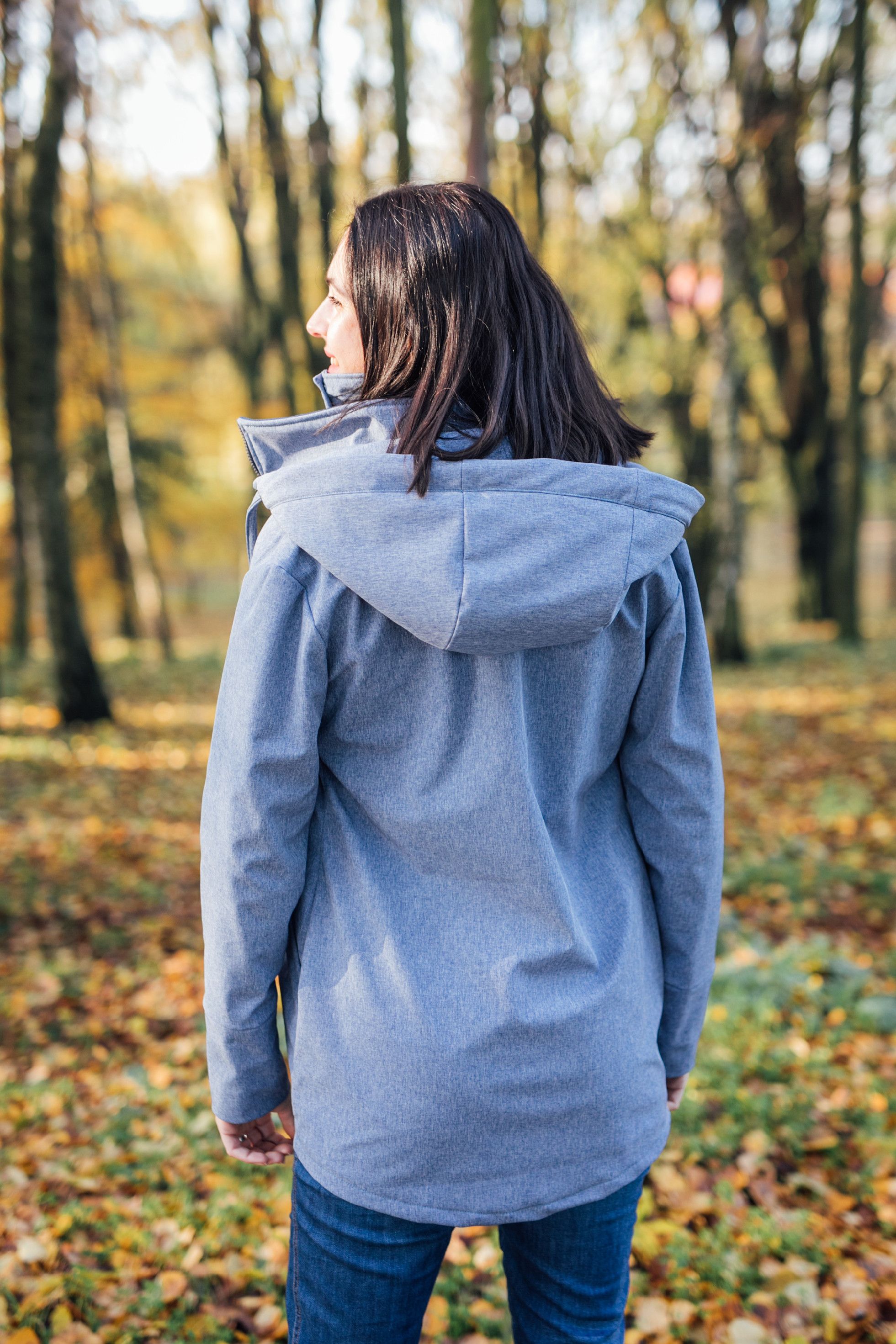 Softshellová bunda Be Lenka - Steel Blue Provedení: Nosící bunda se softshellovou vsádkou 2 v 1, Velikost: XL - obrázek 2