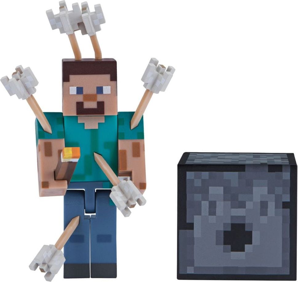 TM Toys Minecraft Figurka Steve s šipkami - obrázek 1
