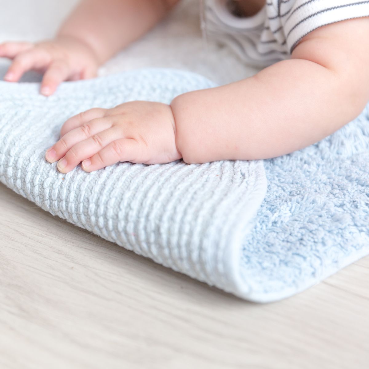 Koberec Ourbaby Happy Star 30261-0 jiný průměr 120 cm bílá modrá - obrázek 5