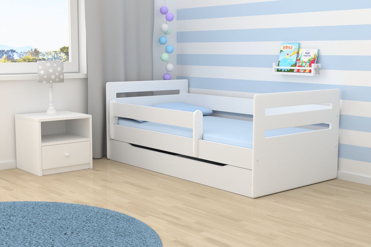 Dětská postel Ourbaby Tomi bílá 160x80 cm - obrázek 1