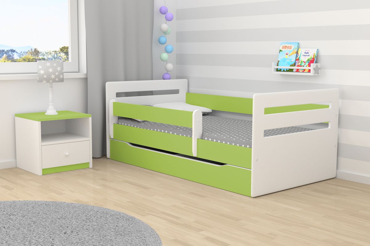 Dětská postel Ourbaby Tomi zelená 180x80 cm - obrázek 1