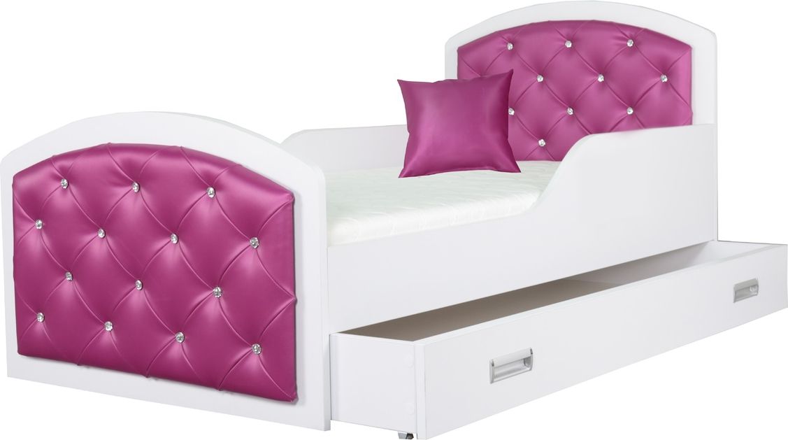 Dětská postel Ourbaby Queen růžová 200x90 cm - obrázek 1