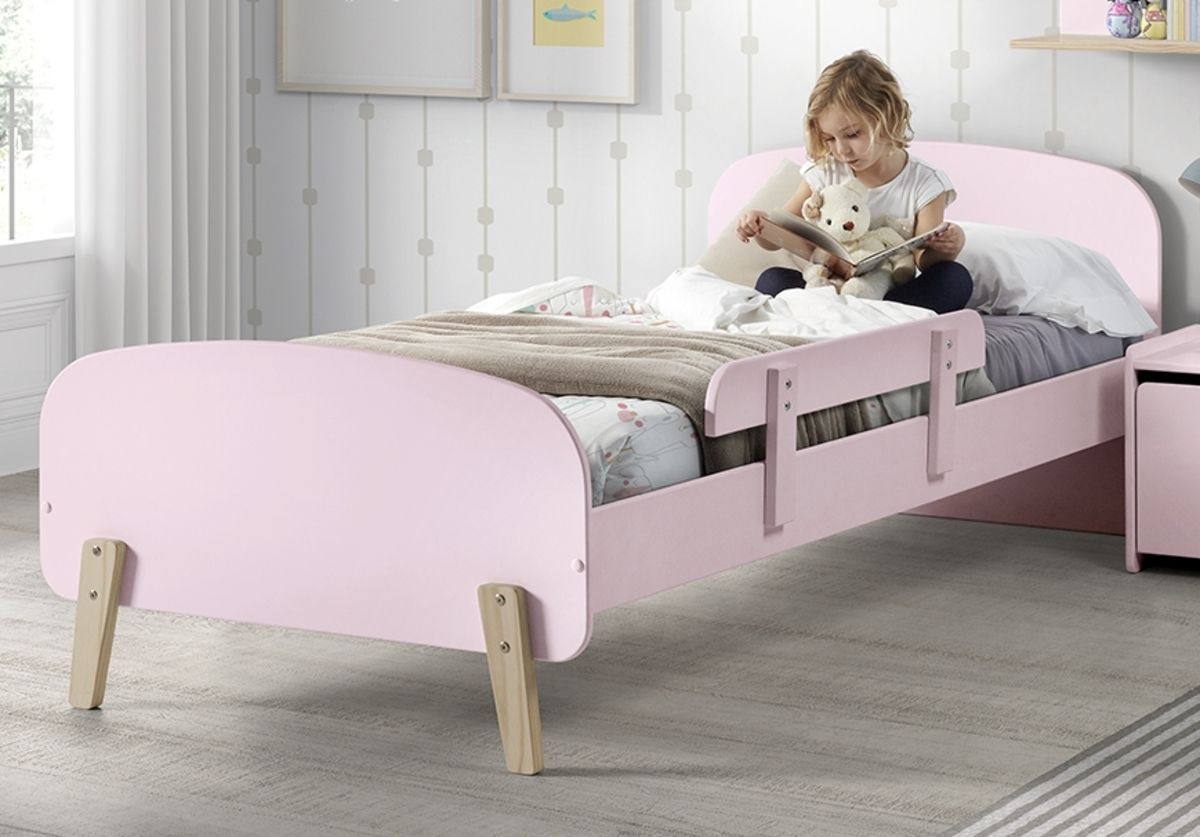 Dětská postel VIPACK FURNITURE Kiddy růžová 200x90 cm - obrázek 2