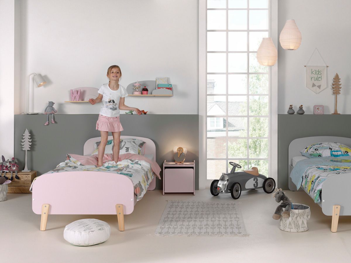 Dětská postel VIPACK FURNITURE Kiddy růžová 200x90 cm - obrázek 4