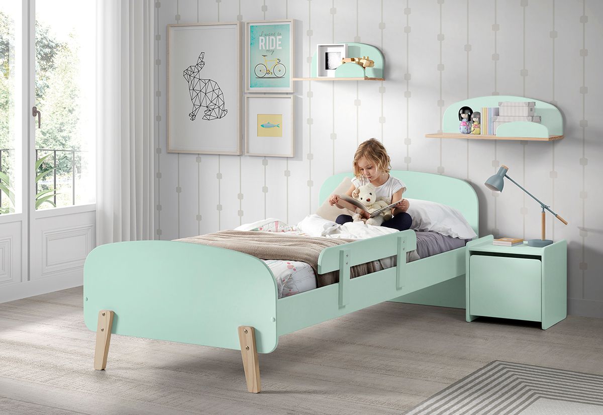 Dětská postel VIPACK FURNITURE Kiddy mátová 200x90 cm - obrázek 1