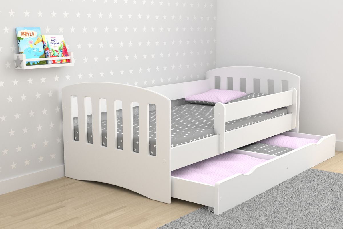 Dětská postel Ourbaby Classic růžová 160x80 cm - obrázek 2