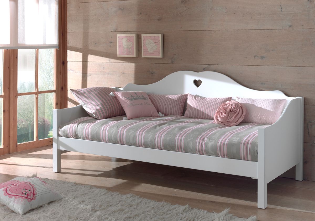 Dětská postel VIPACK FURNITURE Amori bílá 200x90 cm - obrázek 1