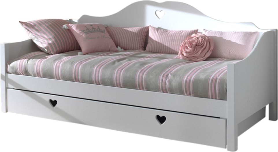 Dětská postel VIPACK FURNITURE Amori bílá 200x90 cm - obrázek 2