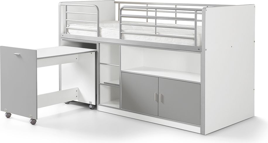 Dětská postel VIPACK FURNITURE Bonny šedá 200x90 cm - obrázek 3