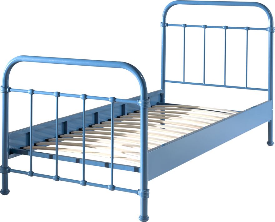 Dětská postel VIPACK FURNITURE New York modrá 200x90 cm - obrázek 3
