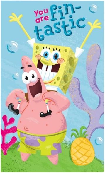Carbotex · Dětský ručník Spongebob a Patrik - 100% bavlna - 30 x 50 cm - obrázek 1