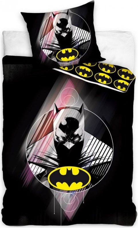 Carbotex · Bavlněné ložní povlečení Batman - motiv Shadows - 100% bavlna - 70 x 90 cm + 140 x 200 cm - obrázek 1
