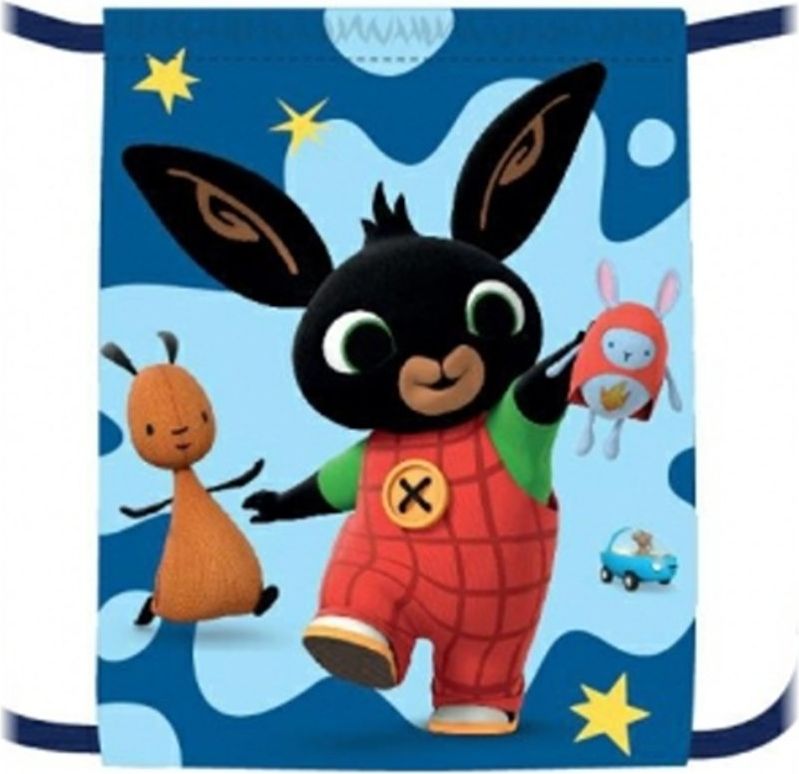 Setino · Sáček na přezůvky Zajíček Bing Bunny - modrý - obrázek 1