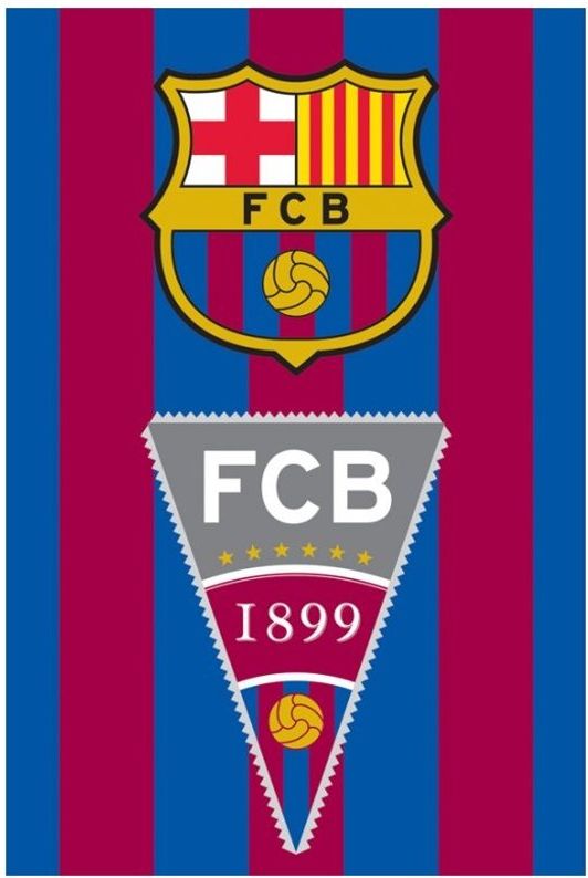 Carbotex · Fotbalový bavlněný ručník FC Barcelona - motiv FCB 1899 - 100% bavlna - 40 x 60 cm - obrázek 1
