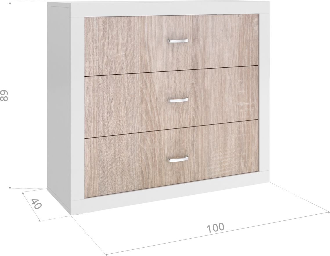 Dětský pokoj Filip - dub sonoma postel + úložný prostor 180x80 cm - obrázek 7