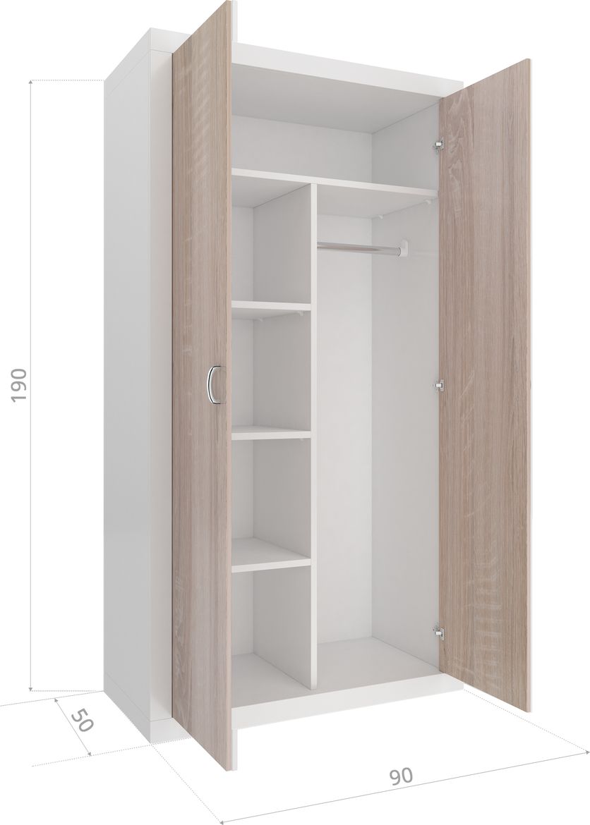 Dětský pokoj Filip - dub sonoma postel + úložný prostor 180x80 cm - obrázek 9