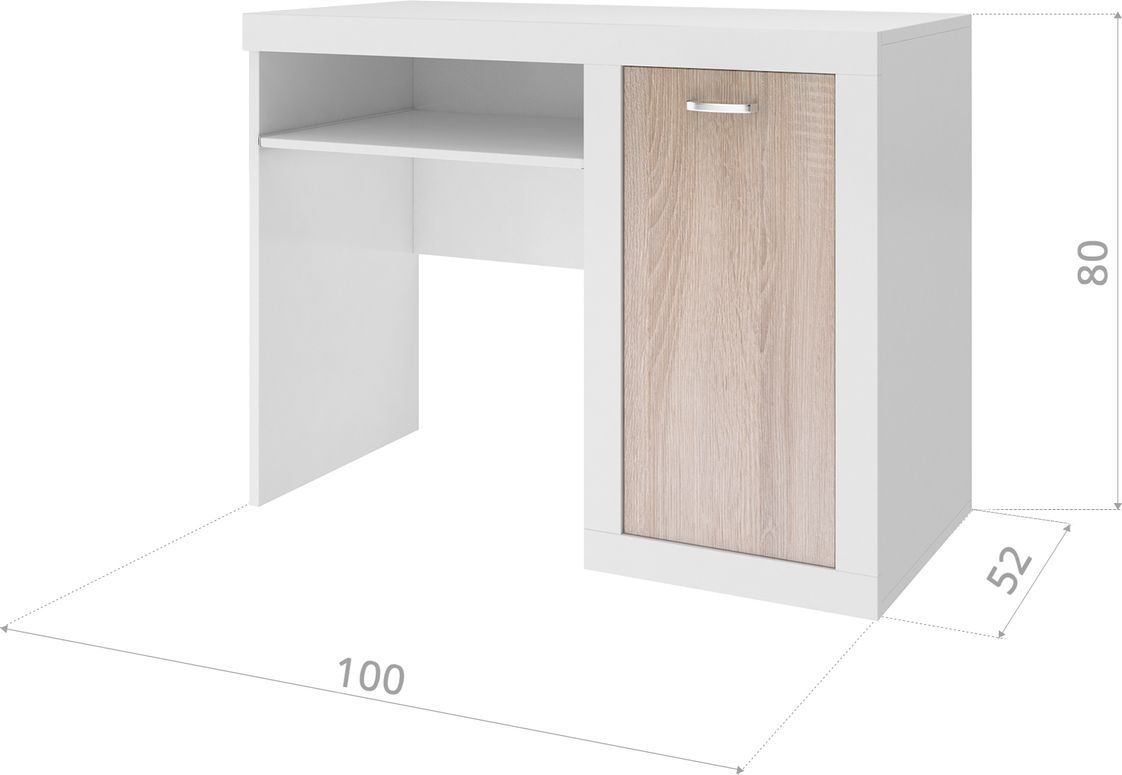 Dětský pokoj Filip - dub sonoma postel + úložný prostor 180x80 cm - obrázek 10