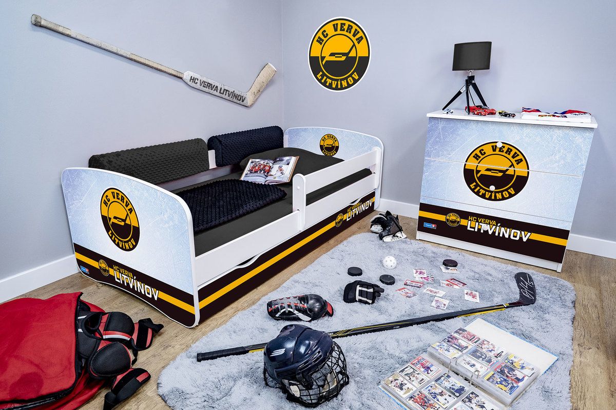 Hokejový pokojíček - HC VERVA Litvínov komoda - obrázek 1