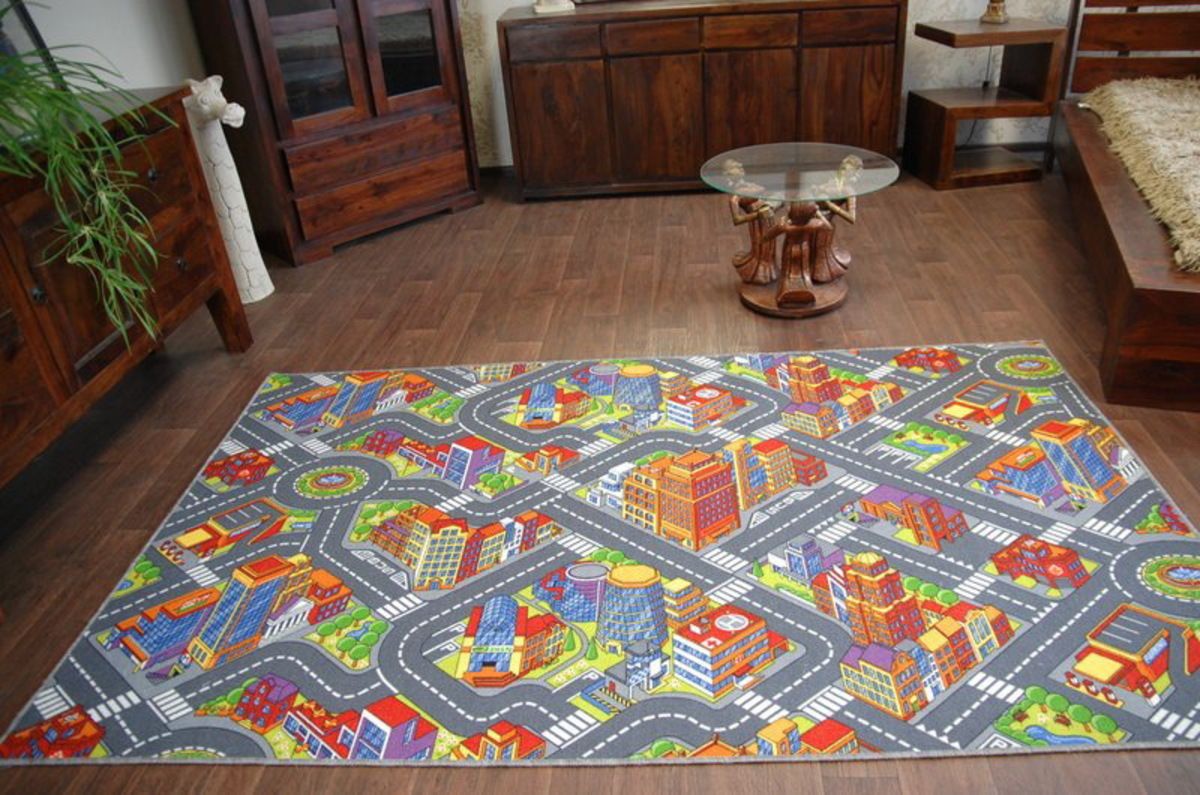 Koberec Ourbaby BIG CITY 6054-0 200x300 cm šedá - obrázek 2