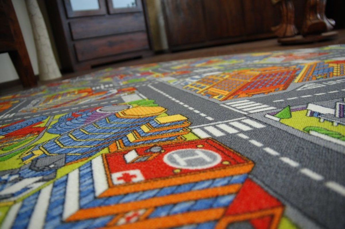 Koberec Ourbaby BIG CITY 6054-0 200x300 cm šedá - obrázek 3