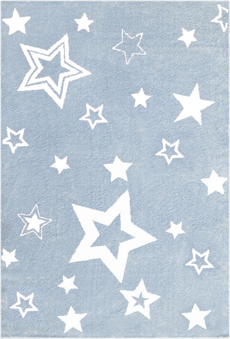 Koberec LIVONE Starlight 14429-0 160x230 cm modrá - obrázek 1