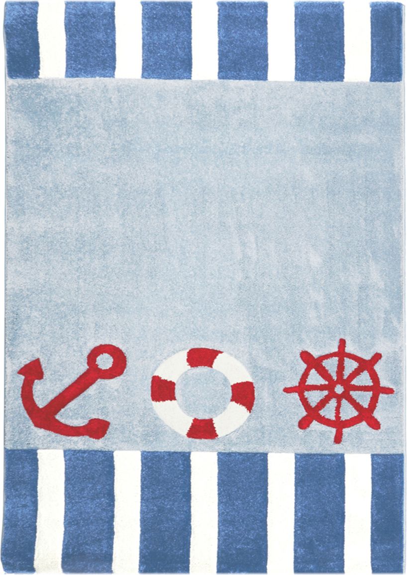Koberec LIVONE Seafarer 14374-0 160x230 cm modrá - obrázek 1