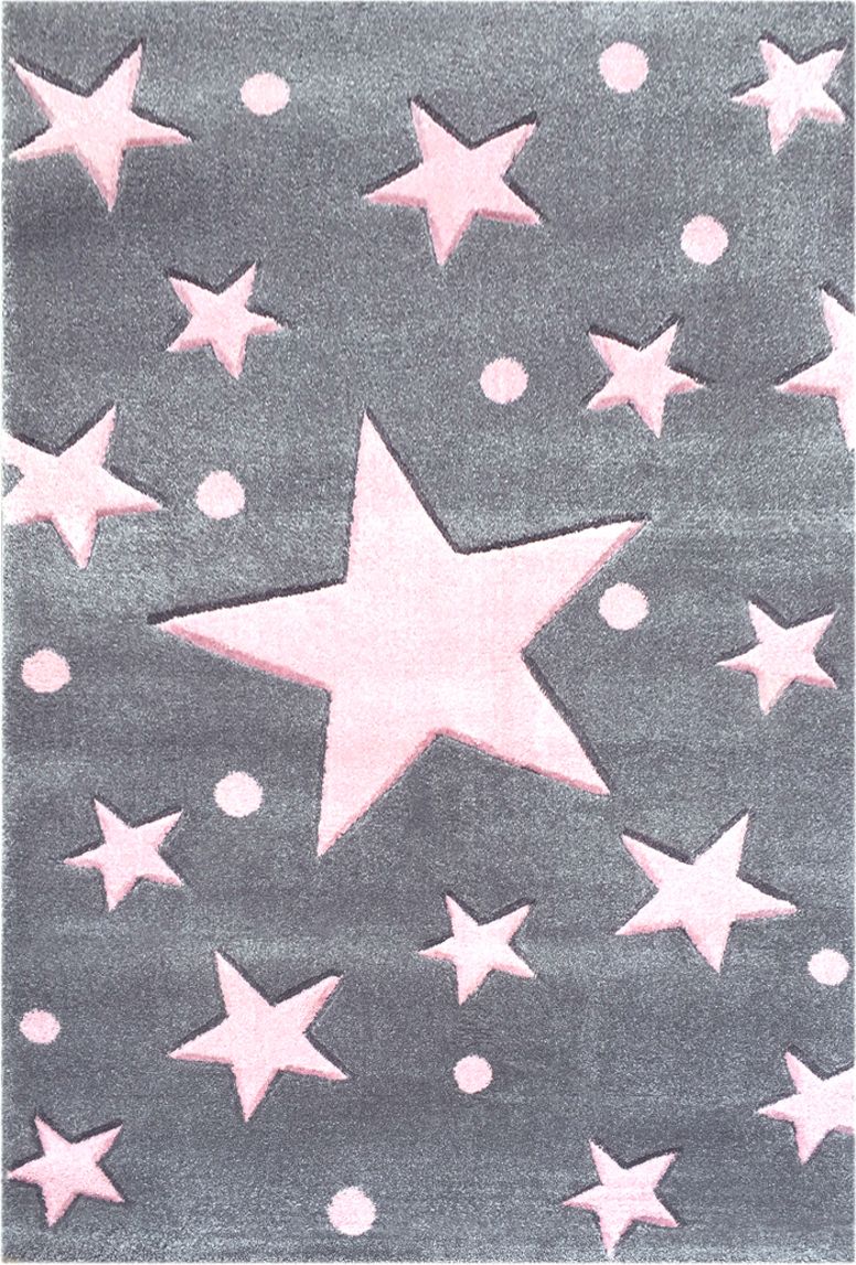 Koberec LIVONE Stars 14349-0 100x160 cm růžová - obrázek 1