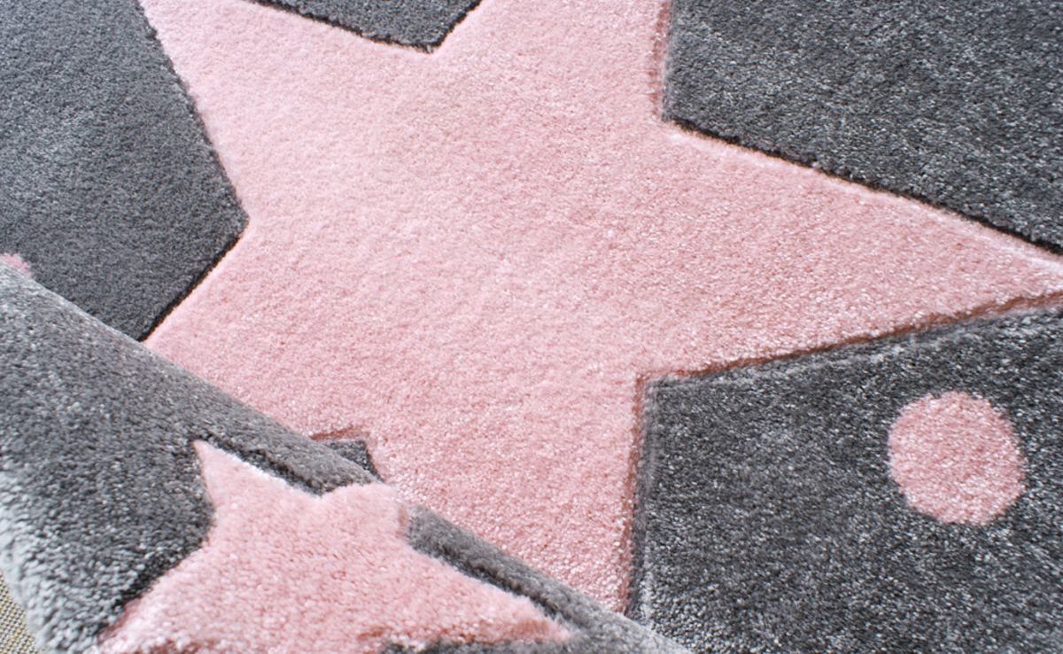 Koberec LIVONE Stars 14349-0 100x160 cm růžová - obrázek 3